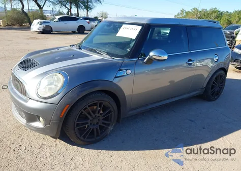 2008 Mini Cooper S Clubman из США, поврежденный, VIN WMWMM33518TP87059